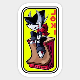 Emo Reggie Quarter Pipe Sticker